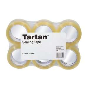  Tartan (TM) Sealing Tape, 1.88 x 54.6 Yards, 6 Rolls 