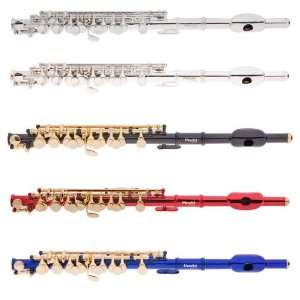  Mendini MPO N Key of C Nickel Plated Piccolo w/ Hard Shell 