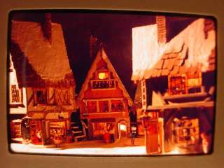 20 35mm Photo Slides 1962 CHRISTMAS DIORAMA 3D Models  