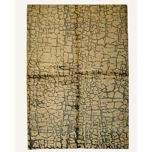  WOOL CRACK UP #312 BY VICENTE WOLF 6X9 AREA RUG 