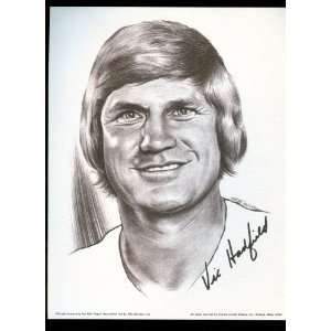  1974 Vic Hadfield New York Rangers Lithograph Sports 