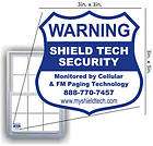STATIC CLING Window Decal Warning Sticker Alarm System