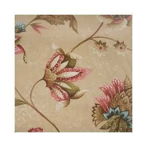  Floral   Large Fr Sheeting 4603 Gt/mir Wheat by Duralee 