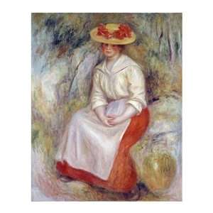  Gabrielle In a Straw Hat Pierre Auguste Renoir. 12.00 