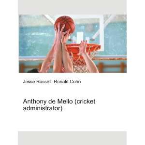  Anthony de Mello (cricket administrator) Ronald Cohn 