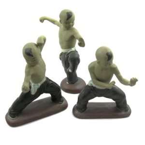  Happy Bonsai Kung Fu Kids (Set of 3) 5 Height Patio 