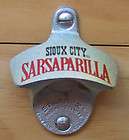 SIOUX CITY SARSAPARILLA Wall Mount STARR Bottle Opener