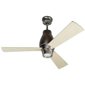Craftmade V42SS, Verve Stainless Steel 42 Ceiling Fan w/ Light, Wall 