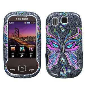 Black Butterfly Eyes (Sparkle) For SAMSUNG Flight A797 Snap On Cover 