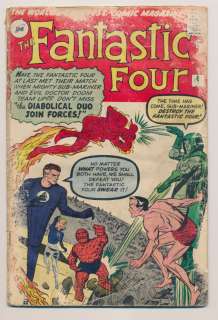   FA, UK edition, 1st Marvel Super Villain Team Up, Comics 1962  