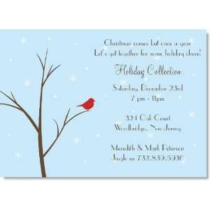  A Cardinal In The Snow Holiday Party Invitations Health 