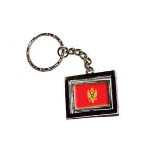  Montenegro Country Flag   New Keychain Ring Automotive