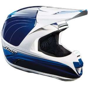  Thor Motocross Force Superlight Helmet   Small/Blue/White 