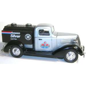   Liberty Classics Amoco Silver 1937 Chevy Tanker Locking Coin Bank