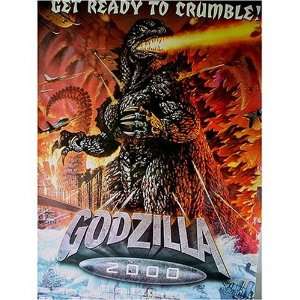  Godzilla 2000 Movie Poster 27 x 40 (approx.) Original 