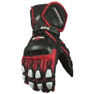Joe Rocket GPX 2.0 Mens Leather Motorcycle Gloves Black/Red/White XXL 