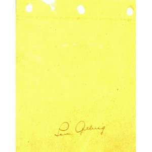  Lou Gehrig Autographed Album Page (James Spence 
