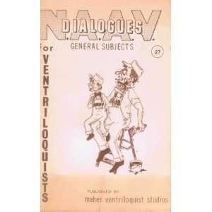   . Number 27 North American Association of Ventriloquists Books