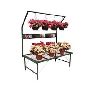  Folding Table Display w/ Basket Purlin and Sign Holder 