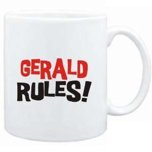  Mug White  Gerald rules  Male Names