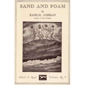  Sand and Foam Kahlil Gibran Books