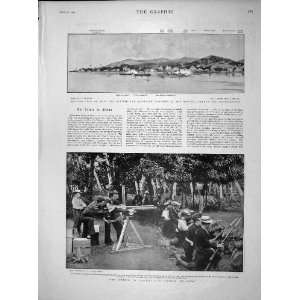  1899 APIA WAR SHIPS ROYALIST SAMOA KING MALIETOA OSBORN 