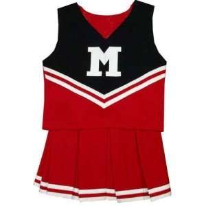  Maryland Terrapins NCAA Full Pleat Cheerdreamer Two Piece 