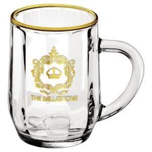  10 oz. Optic Haworth Glass Logo Mugs
