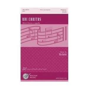  Walton Music Ubi Caritas SSAA (Standard) Musical 