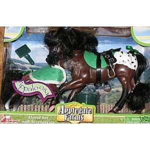  Applegate Farms Appaloosa Horse SEt and Accessories Toys 