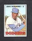 1967 Topps Baseball #365 JOHN ROSEBORO.NEA​R MINT