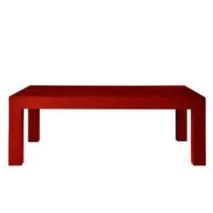  Parsons Coffee Table   Red