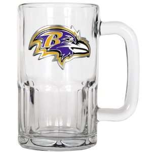  Baltimore Ravens Large Glass Beer Mug