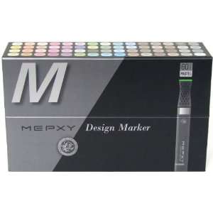  Mepxy Alcohol Based Design Marker Set, Pastel, 60 Pack 