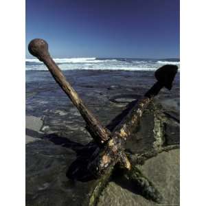  Nineteenth Century Shipwreck Anchor on a Remote and Rugged 