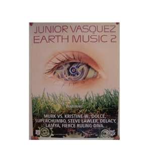  Junior Vasquez Poster Earth Music 2 