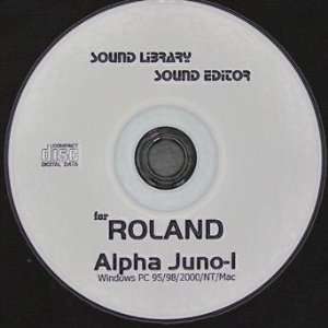  ROLAND JUNO 1 Sound Editor & Library 