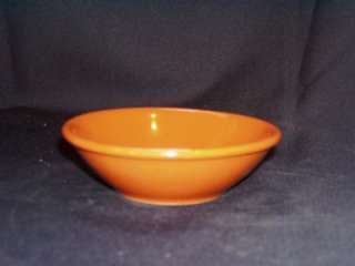 Henn Pottery PUMPKIN ORANGE Jewelware Fiesta Bowl (1)  