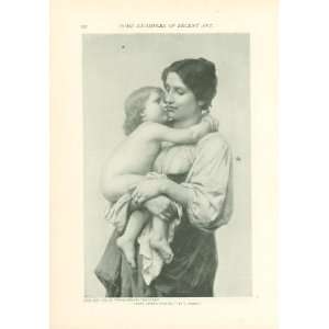  1895 Print Dear Little Mother by L. Perrault Everything 