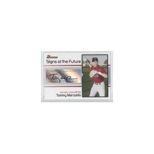  2008 Bowman Signs of the Future #TM   Tommy Manzella 