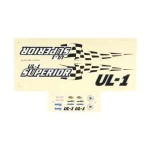  Aquacraft Decal Sheet UL 1 Superior Toys & Games