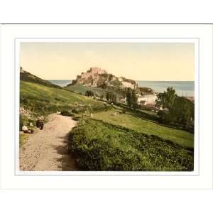  Jersey Mont Orgueil Castle Channel Island England, c 