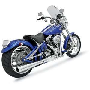 Bassani Manufacturing Road Rage 2 Into 1 System   Chrome Long Meg with 