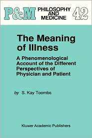   and Patient, (0792315707), S. Kay Toombs, Textbooks   