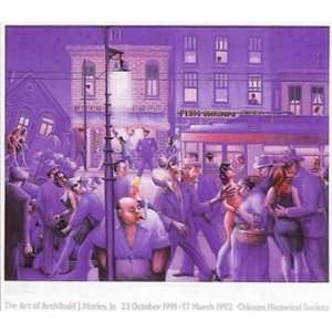  Casey & Mae in the Street by Archibald Motley. Size 25.50 