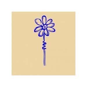  Flower   Removeable Wall Decal   selected color Purple 