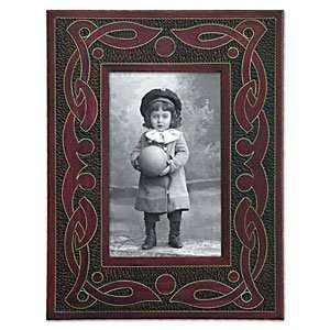 Frame, 7013A, Traditional Polish Handcraft, Wooden, Burgundy with 