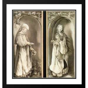 Grunewald, Matthias 28x30 Framed and Double Matted St Elizabeth and a 