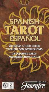 Spanish Tarot Fournier Rare Classic with Protective bag  