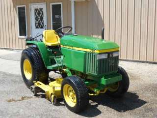 John Deere 770 Compact Ulitilty Farm Tractor Riding Lawn Belly Mower 